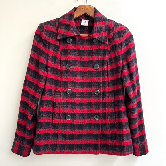 Bundle Cabi Snow Valley Buffalo Check Jacket Reina Houndstooth Club Blazer XS - Picture 8 of 16